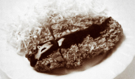 Image of tonkatsu at the time.