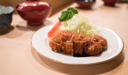 Tonkatsu as a good omen food